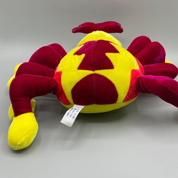 BJ Toy Co. Purple & Yellow Plush Spider Toy 9" - Picture 5 of 10